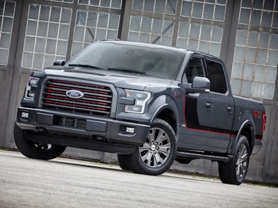 The 10-speed transmission will only be offered on some F-150 models. Production is set to begin in June. Photo: Ford