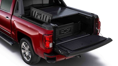 The new cargo system is lockable and water resistant. Photo: Chevrolet