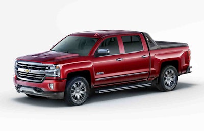 Based on a concept vehicle unveiled in 2014, the 2017 Silverado High Desert will be available this fall. Photo: Chevrolet