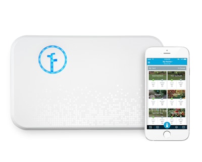 Among other features, the new PRO model enables landscapers to customize individual zones according to their vegetation, soil, sun exposure, slope and nozzle heads. Photo: Rachio