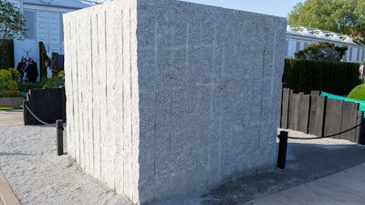 The outside of the Antithesis of Sarcophagi, the winner of the Best Fresh Garden Award. Photo: RHS