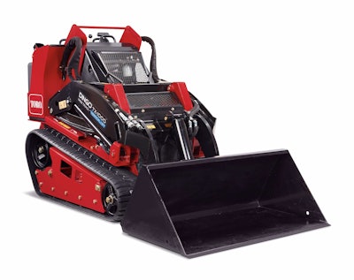 Toro asked its followers on social media what they would like the Dingo TX 1000 to lift. Photo: Toro