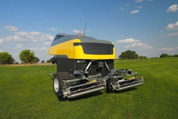 The automated fairway mower is expected to appear for sale in America in 2017. Photo: Turf Lynx