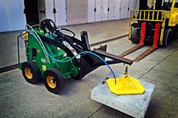 The machine only weighs 25 pounds and pad options range from 8-by-12 inches to 16-by-16 inches. Photo: Vacuworx