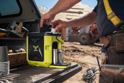 The developer of the coffee maker says it was designed with construction workers in mind. Photo: OXX