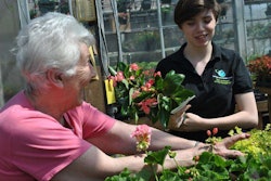 A student at Portage Lakes Career Center interacts with a customer at their annual spring sale. Photo: Portage Lakes Career Center