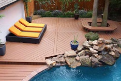 The fiber cement material never needs to be painted or stained, the manufacturer says. Photo: Allura