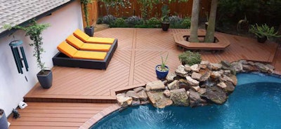 The fiber cement material never needs to be painted or stained, the manufacturer says. Photo: Allura