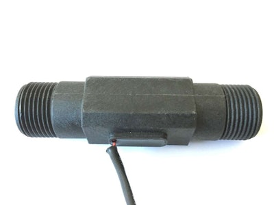 When placed in line with the irrigation pipe, GreenIQ says, the Flow Meter provides real-time data on volume of water used.