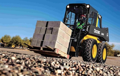 The 324E is the latest addition to John Deere’s compact track loader lineup. Photo: John Deere