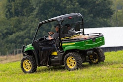 Each of the new midsize models can handle more than 75 attachments. Photo: John Deere