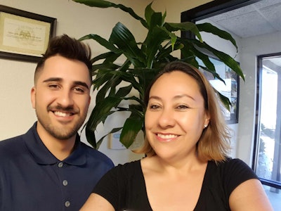 Jorge Mata and Feliza Shields