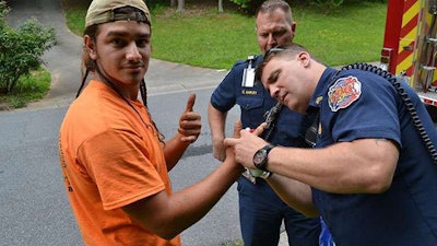 Copperheads are known for biting more people in the U.S. than any other species, but their venom is the least toxic so deaths are rare. Photo: Cherokee County Fire Department