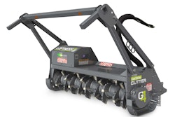 The Carbide Cutter G4 features a two-stage cutting chamber with two shear bars. Photo: Loftness Specialized Equipment