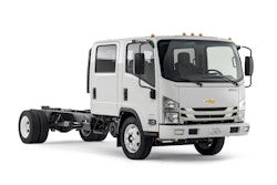 The new cabover trucks are offered in regular cab and crew cab body styles. Photo: Chevrolet