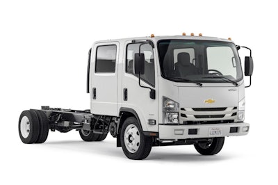 The new cabover trucks are offered in regular cab and crew cab body styles. Photo: Chevrolet