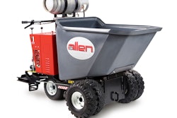 Allen says the propane system not only reduces emissions but makes the wheel buggy less susceptible to breakdowns. Photo: Allen Engineering Corp.