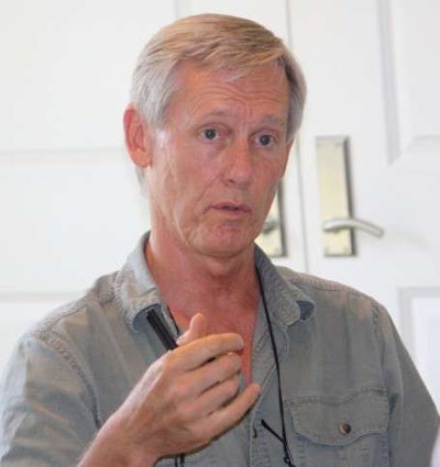 Ed Lastein speaks to the Flat Rock Village Council during planning for the Park at Flat Rock in June 2013. Photo: Hendersonville (NC) Lightning