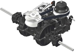 The RS800 continuously variable transmission shown here is part of General Transmissions’ Element V products for outdoor power equipment. Photo: General Transmissions