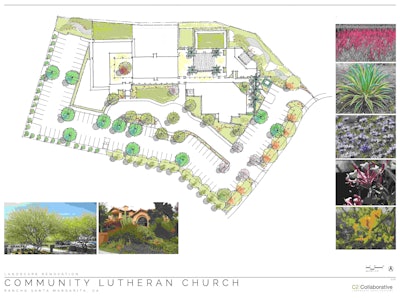 Peter Mowery, design director with C2 Collaborative Landscape Architecture, developed a detailed, professional landscape plan.