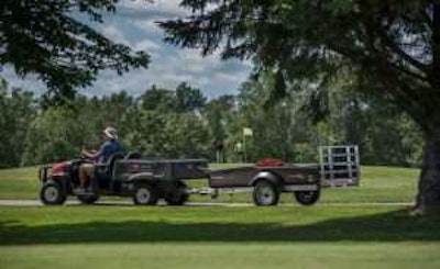 The company says the Cargo Max XRT can be pulled by most any utility vehicle. Photo: FLOE International