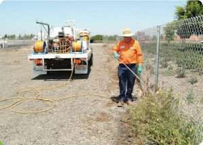 Landscape and turfgrass management products distributed by Target Specialty Products include spraying equipment as well as herbicides, fungicides and insecticides, among many others. Photo: Target Specialty Products