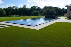 LawnPop artificial grass installation at a home in Austin, Texas. (Synthetic Grass Warehouse photo)