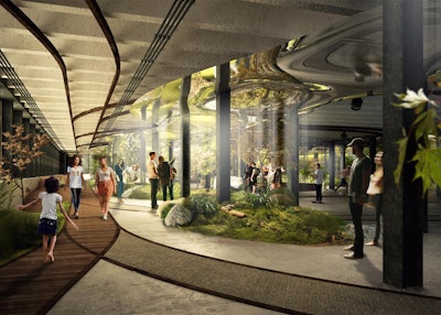 Concept art of the Lowline Photo: The Lowline