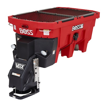 The BOSS VBX 6500 is built with a stainless steel drive train and weatherproof components. Photo: BOSS Snowplow