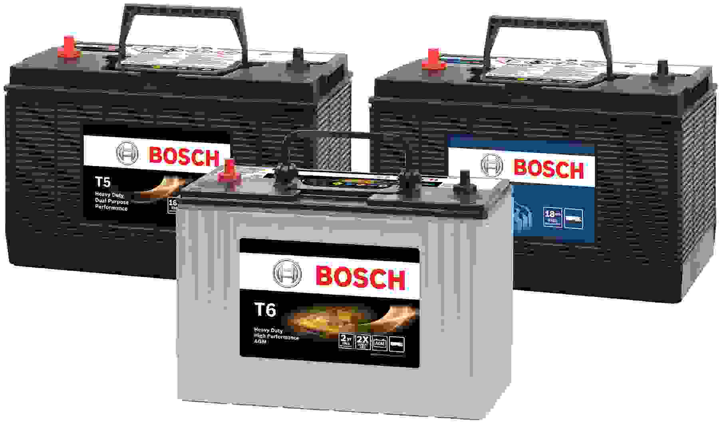 Products Bosch produces batteries designed for long idling Total