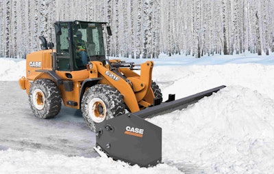 CASE says the sectional design improves performance while saving costs related to rework, salt use and maintenance. Photo: CASE Construction Equipment