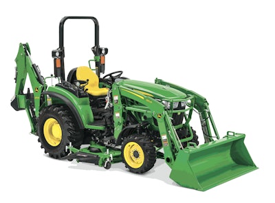 The 2032R and 2038R models boast of better stability on different terrains. Photo: John Deere