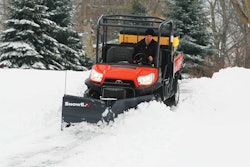 A responsive direct lift system delivers fast reaction times to quickly reposition the plow. Photo: SnowEx