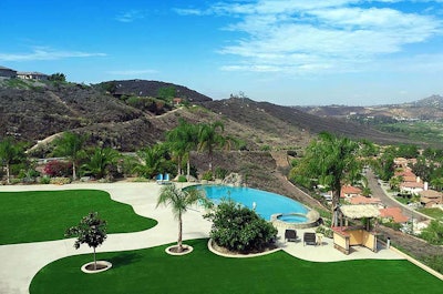 Turfscape handles synthetic turf projects for residential, commercial and municipal government customers. Photo: Turfscape