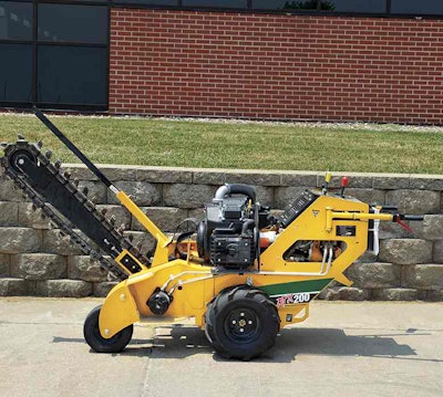 The RTX200, seen here in the rubber tire model, can also be equipped with tracks. Photo: Vermeer