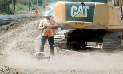 Caterpillar is seeking to capitalize on UAVâs capabilities. Photo: Caterpillar