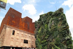 One of Patrick Blanc’s vertical gardens can be seen at CaixaForum Madrid, a museum in Spain. Photo: Cecilia/Flickr