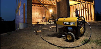 The RP6500 handles table saws, hammer drills, air compressors and similar needs. Photo: Caterpillar