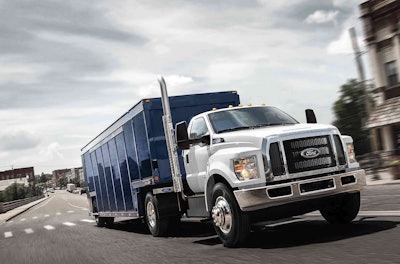 Sales of Ford F-650 and F-750 trucks are up 59 percent year-over-year through August 2016 – the best year-to-date sales total for Ford’s largest trucks since August 1997.