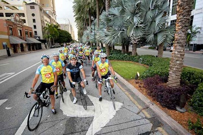 About 100 riders will participate in next month’s STIHL Tour des Trees, an annual event that raises hundreds of thousands of dollars for the TREE Fund. Photo: STIHL