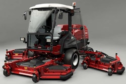This Groundsmaster 5900-D Series mower shows off the options available in Toro’s new extension kits. Photo: Toro