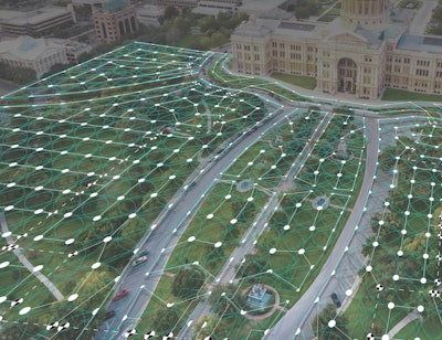 Vectorworks 2017 irrigation tools can calculate the water efficiency of the design with ease. Photo: Vectorworks