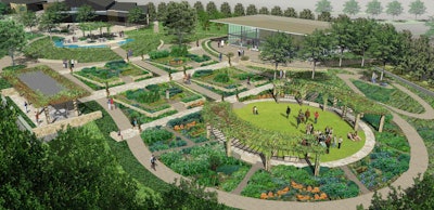 An artist’s rendering of what A Tasteful Place will look like upon completion. Photo: Dallas Arboretum and Botanical Garden