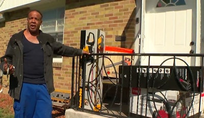 Danny Ellis was robbed on Labor Day, but now almost all of his equipment has been replaced by generous viewers. Photo: WCCO