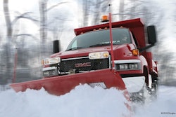 Western Products’ redesigned website features dozens of videos and plenty of big product images, including this one: its ‘Heavyweight’ snow plow for trucks in the 14,000-27,000 GVW range. Photo: Western Products