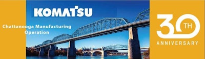 komatsu-30th-anniversary-logo