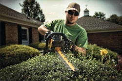DeWalt’s 40V Max hedge trimmer is designed to handle branches up to 3/4 of an inch thick. Photo: DeWalt