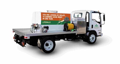 Graham Spray Equipment was determined to get its message across with this trade-show display.