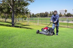 Honda says that its new commercial mower has money-saving features ideal for landscapers. Photo: Honda