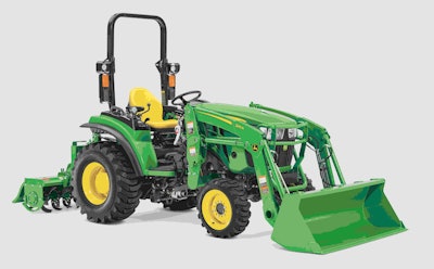 The 2R Series features fully independent implements, Deere says, allowing for front, mid and rear implements to be installed at the same time. Photo: John Deere